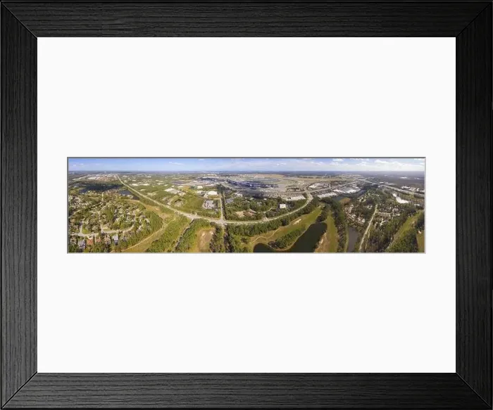 Framed Print : Daytona Beach International Speedway and city landscape aerial view Framed Print : Daytona Beach International Speedway and city landscape aerial view