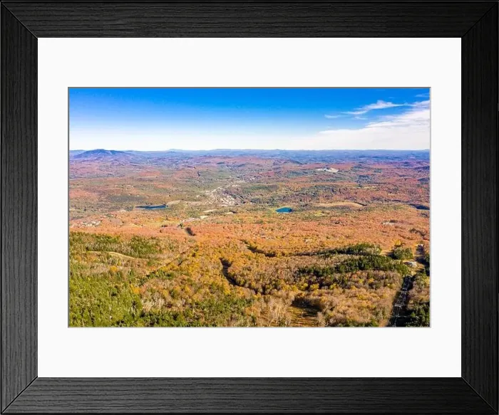 Framed Print : aerial of image of Okemo Mountain in the Fall, Ludlow, Vermont Framed Print : aerial of image of Okemo Mountain in the Fall, Ludlow, Vermont