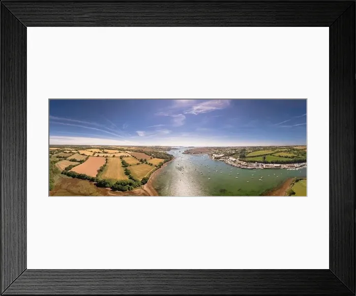 Framed Print : Penryn Creek & Falmouth from above, Cornwall, , England. Aerial Photography Framed Print : Penryn Creek & Falmouth from above, Cornwall, , England. Aerial Photography