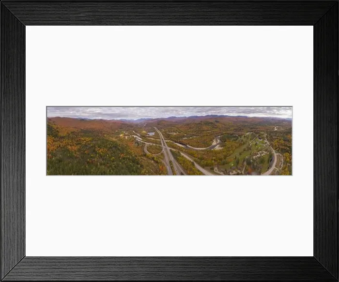 Framed Print : Interstate Highway 93 at Exit 30 with US Route 3 Framed Print : Interstate Highway 93 at Exit 30 with US Route 3