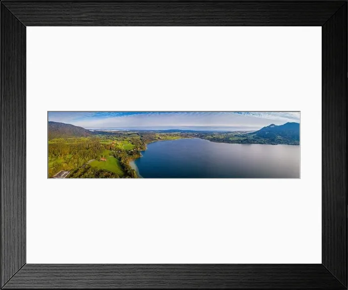 Framed Print : Tegernsee lake in the Bavarian Alps. Aerial Panorama. Spring. Germany Framed Print : Tegernsee lake in the Bavarian Alps. Aerial Panorama. Spring. Germany