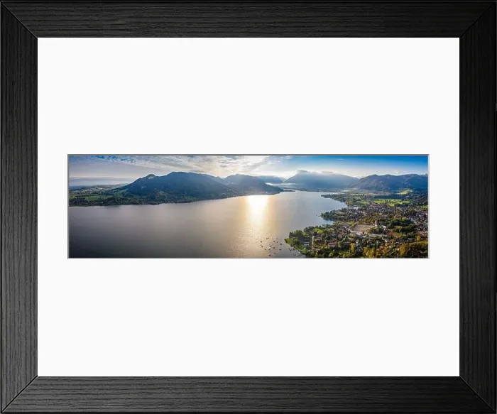 Framed Print : Tegernsee lake in the Bavarian Alps. Aerial Panorama. Spring. Germany Framed Print : Tegernsee lake in the Bavarian Alps. Aerial Panorama. Spring. Germany