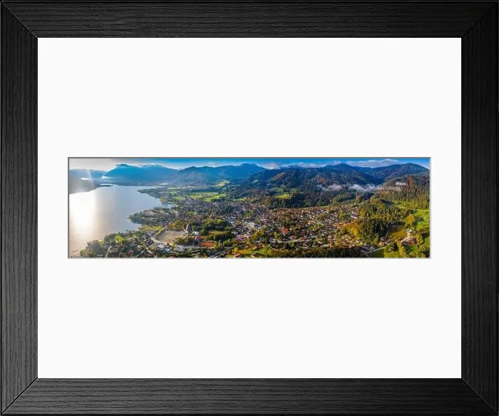 Framed Print : Tegernsee lake in the Bavarian Alps. Aerial Panorama. Spring. Germany Framed Print : Tegernsee lake in the Bavarian Alps. Aerial Panorama. Spring. Germany
