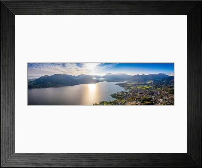 Framed Print : Tegernsee lake in the Bavarian Alps. Aerial Panorama. Spring. Germany Framed Print : Tegernsee lake in the Bavarian Alps. Aerial Panorama. Spring. Germany