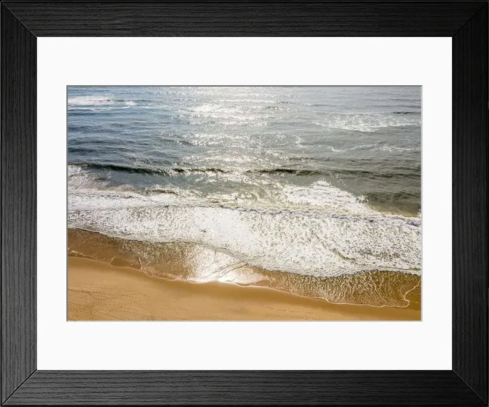 Framed Print : Aerial image of Amagansett and the ocean beach Framed Print : Aerial image of Amagansett and the ocean beach