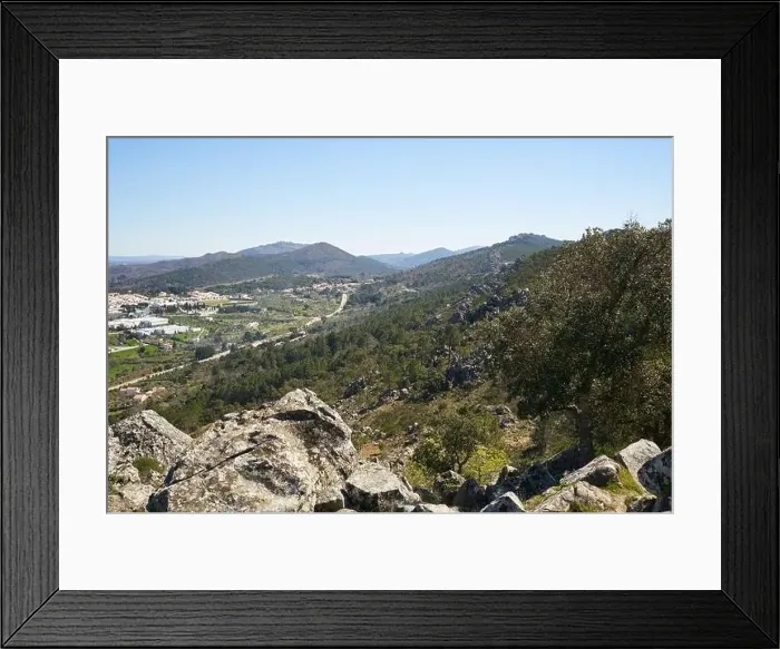 Framed Print : Serra de Sao Mamede mountains in Castelo de Vide, Portugal Framed Print : Serra de Sao Mamede mountains in Castelo de Vide, Portugal