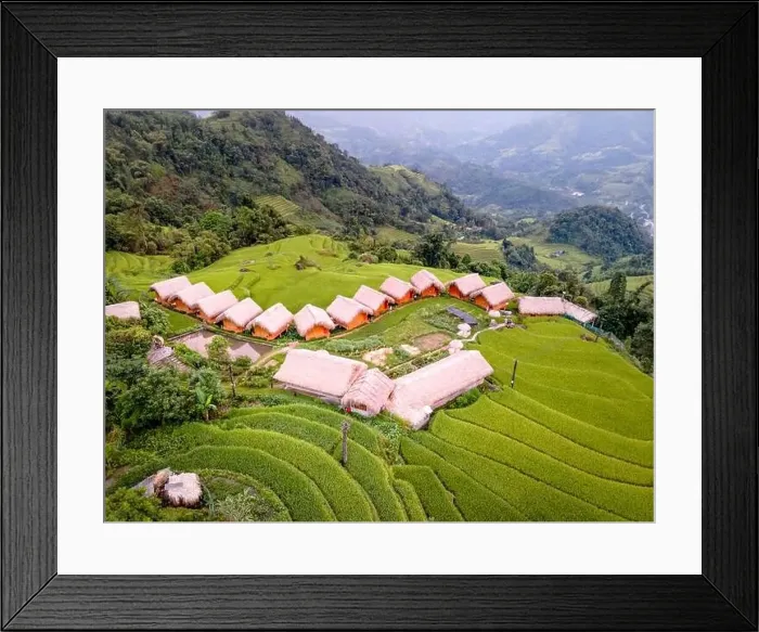Framed Print : Hoang Su Phi Lodge, Vietnam-September 10 Framed Print : Hoang Su Phi Lodge, Vietnam-September 10