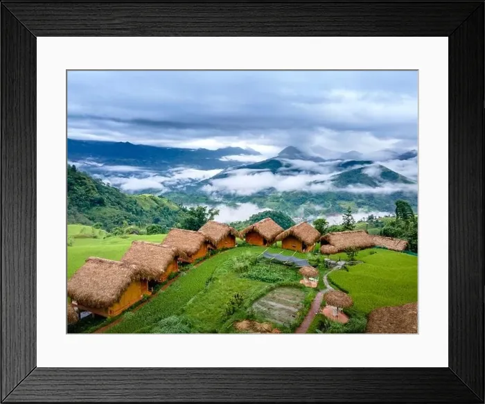 Framed Print : Hoang Su Phi Lodge, Vietnam-September 10 Framed Print : Hoang Su Phi Lodge, Vietnam-September 10
