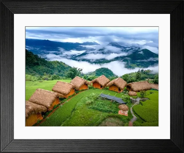 Framed Print : Hoang Su Phi Lodge, Vietnam-September 10 Framed Print : Hoang Su Phi Lodge, Vietnam-September 10