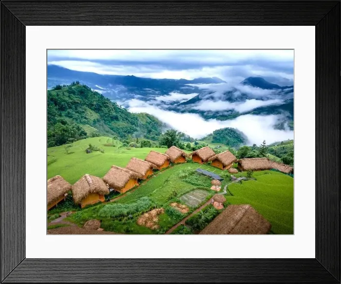 Framed Print : Hoang Su Phi Lodge, Vietnam-September 10 Framed Print : Hoang Su Phi Lodge, Vietnam-September 10