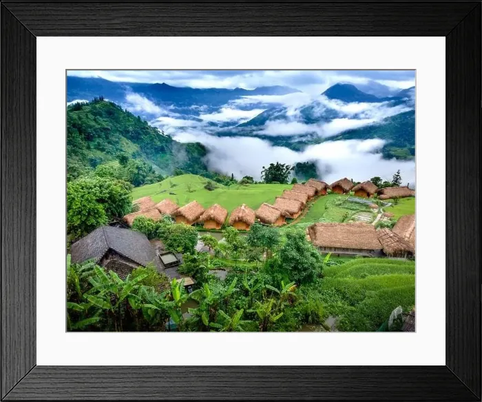 Framed Print : Hoang Su Phi Lodge, Vietnam-September 10 Framed Print : Hoang Su Phi Lodge, Vietnam-September 10