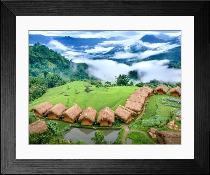 Framed Print : Hoang Su Phi Lodge, Vietnam-September 10 Framed Print : Hoang Su Phi Lodge, Vietnam-September 10