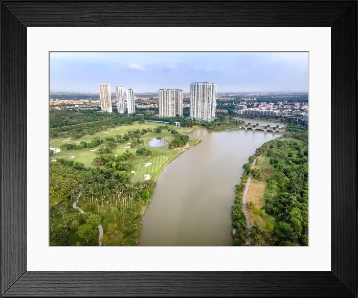 Framed Print : Eco-Park Ecological Urban Residential Area Framed Print : Eco-Park Ecological Urban Residential Area