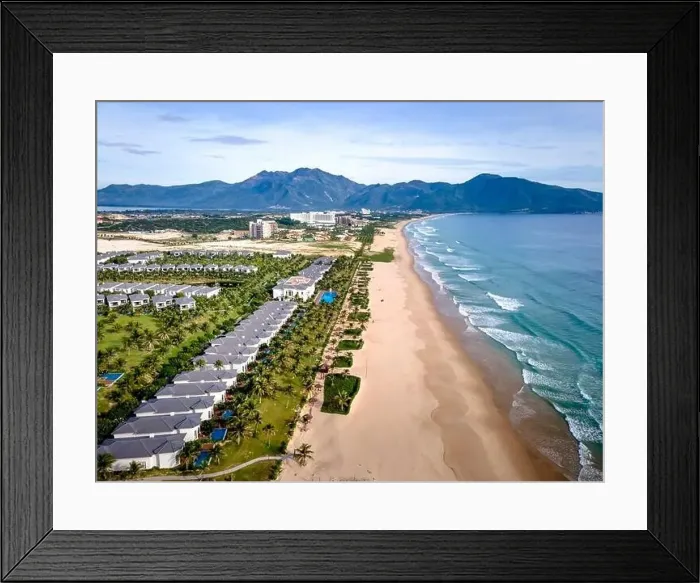 Framed Print : Vin Pearl five-star resort resort in Cam Ranh district