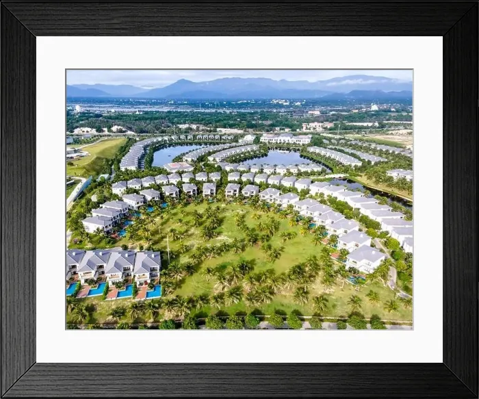 Framed Print : Vin Pearl five-star resort resort in Cam Ranh district