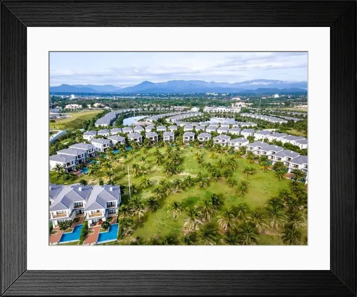 Framed Print : Vin Pearl five-star resort resort in Cam Ranh district