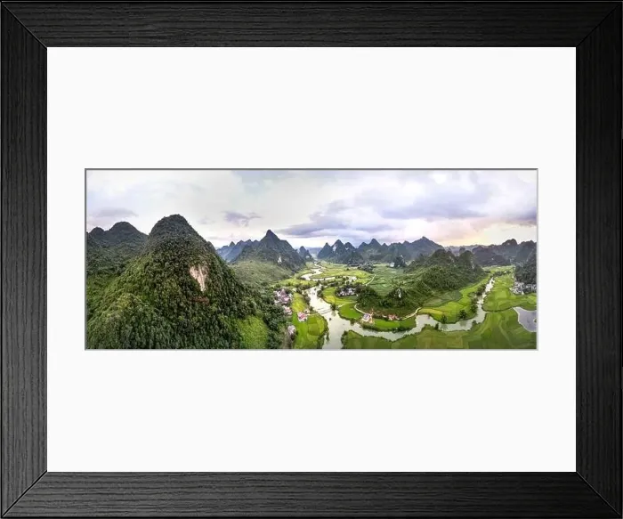 Framed Print : Rice and rice field at Phong Nam village in Trung Khanh Framed Print : Rice and rice field at Phong Nam village in Trung Khanh