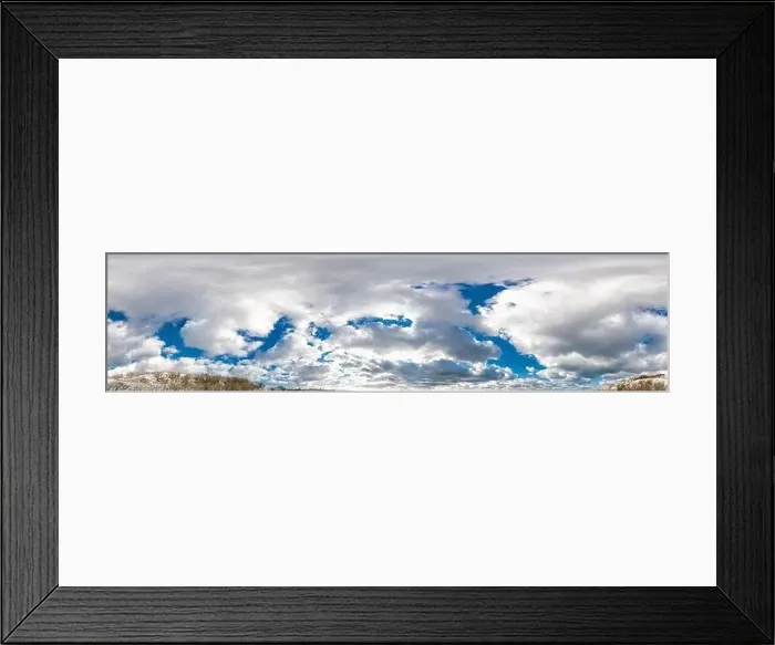 Framed Print : sky seamless panorama with clouds without ground Framed Print : sky seamless panorama with clouds without ground