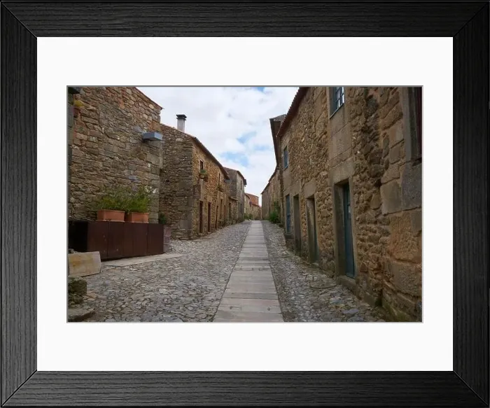 Framed Print : Castelo Rodrigo city castle typical buildings, in Portugal Framed Print : Castelo Rodrigo city castle typical buildings, in Portugal