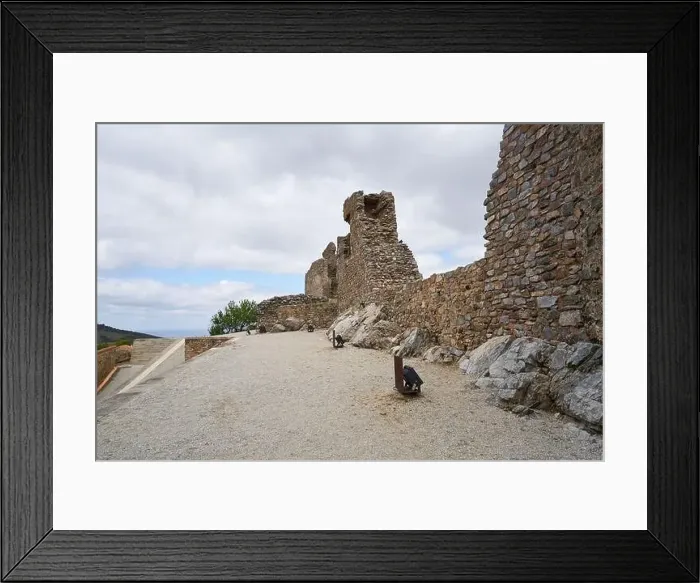 Framed Print : Castelo Rodrigo city castle typical buildings, in Portugal Framed Print : Castelo Rodrigo city castle typical buildings, in Portugal