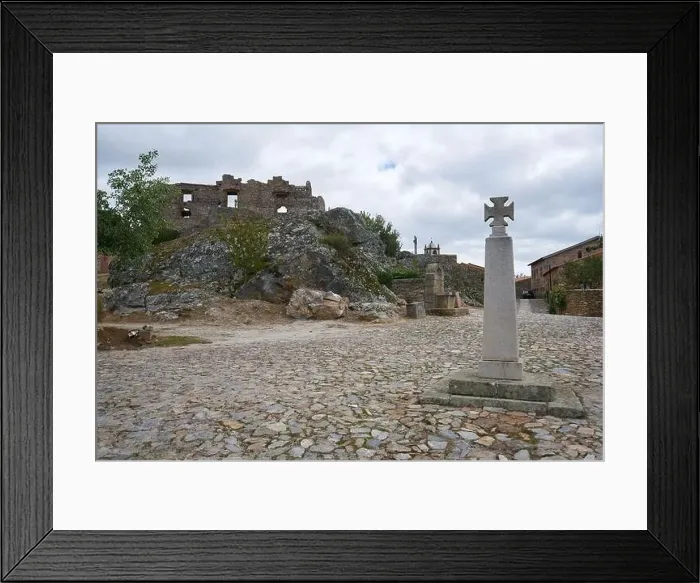 Framed Print : Castelo Rodrigo city castle typical buildings, in Portugal Framed Print : Castelo Rodrigo city castle typical buildings, in Portugal