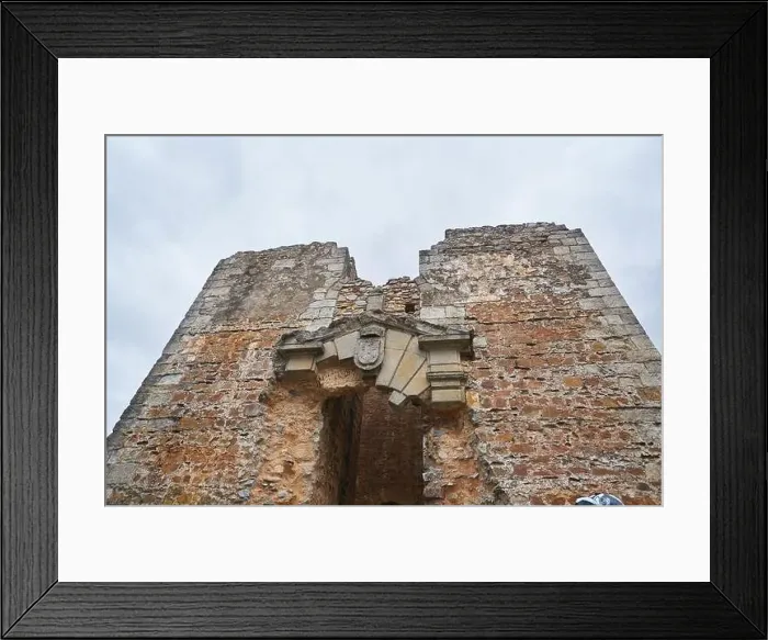 Framed Print : Castelo Rodrigo city castle typical buildings, in Portugal Framed Print : Castelo Rodrigo city castle typical buildings, in Portugal