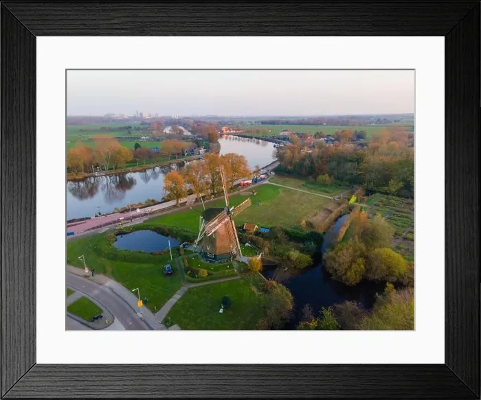 Framed Print : Amsterdam, The Netherlands, 8th November 2020 Riekermolen near the Amstelpark old dutch windmill aerial Framed Print : Amsterdam, The Netherlands, 8th November 2020 Riekermolen near the Amstelpark old dutch windmill aerial