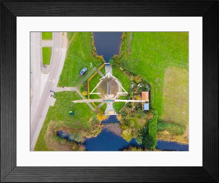 Framed Print : Amsterdam, The Netherlands, 8th November 2020 Riekermolen near the Amstelpark old dutch windmill aerial Framed Print : Amsterdam, The Netherlands, 8th November 2020 Riekermolen near the Amstelpark old dutch windmill aerial