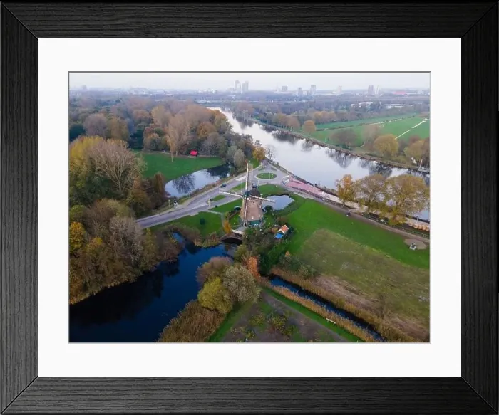 Framed Print : Amsterdam, The Netherlands, 8th November 2020 Riekermolen near the Amstelpark old dutch windmill aerial Framed Print : Amsterdam, The Netherlands, 8th November 2020 Riekermolen near the Amstelpark old dutch windmill aerial