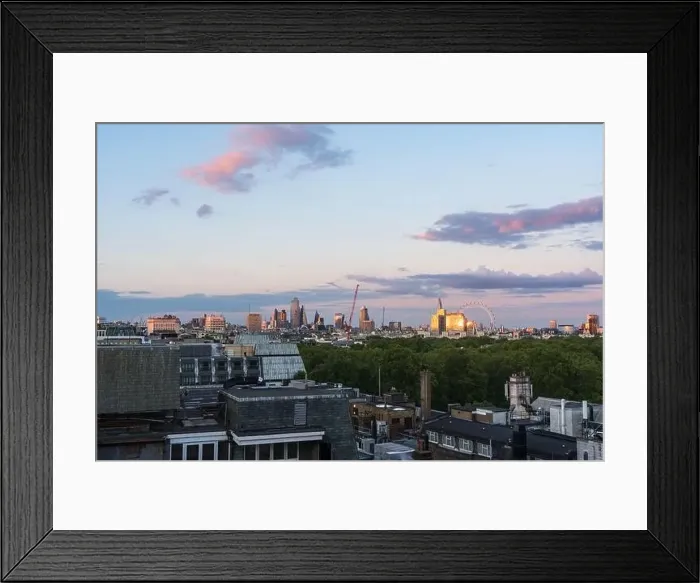 Framed Print : Stunning Sunrise over the city of London Framed Print : Stunning Sunrise over the city of London