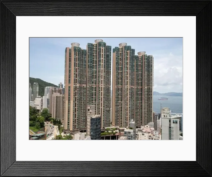Framed Print : city scape of buildings around Sai Ying Pun, Hong Kong Island Framed Print : city scape of buildings around Sai Ying Pun, Hong Kong Island