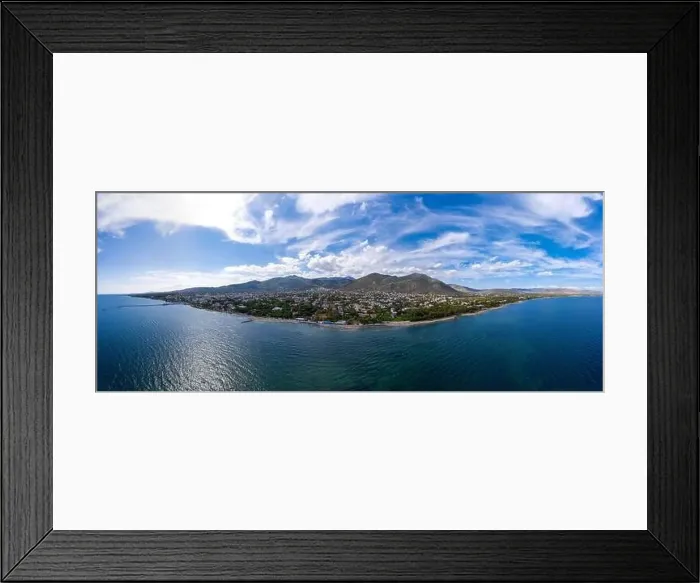 Framed Print : Nea Makri, Greece panoramic view Framed Print : Nea Makri, Greece panoramic view