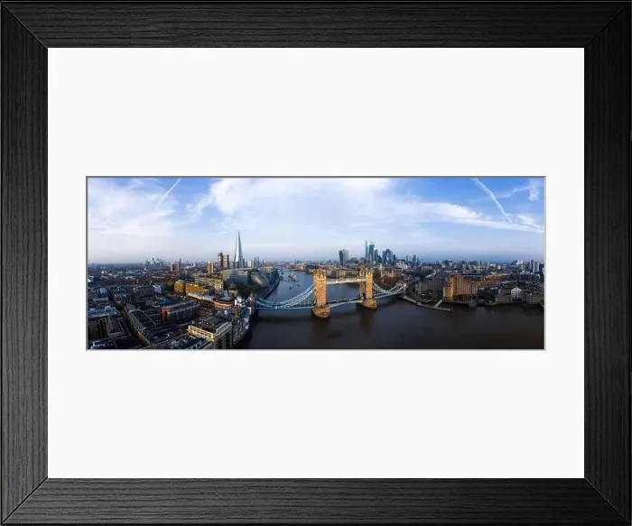 Framed Print : Stunning London city sunrise aerial view Framed Print : Stunning London city sunrise aerial view