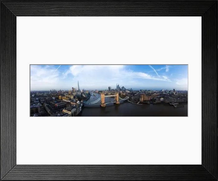 Framed Print : Stunning London city sunrise aerial view Framed Print : Stunning London city sunrise aerial view