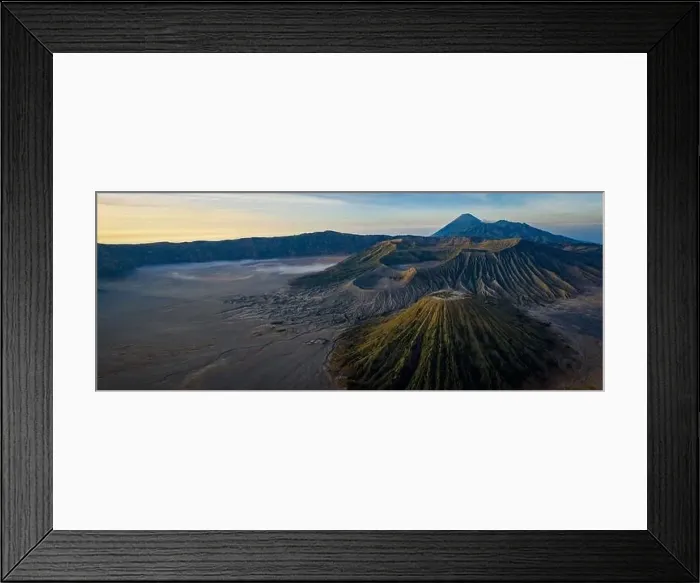 Framed Print : aerial view on mount bromo indonesia Framed Print : aerial view on mount bromo indonesia