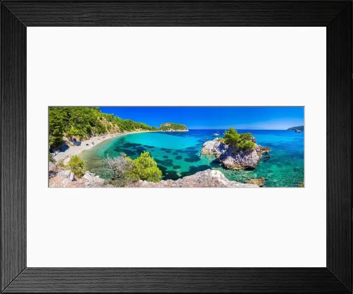 Framed Print : Amazing beach Stafilos, Skopelos, Greece Framed Print : Amazing beach Stafilos, Skopelos, Greece