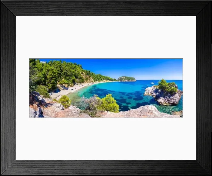 Framed Print : Amazing beach Stafilos, Skopelos, Greece Framed Print : Amazing beach Stafilos, Skopelos, Greece