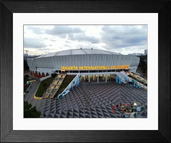 Framed Print : Jakarta. Indonesia. November 20 2020 : Aerial View Framed Print : Jakarta. Indonesia. November 20 2020 : Aerial View