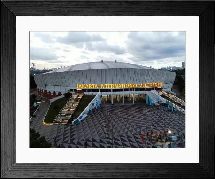 Framed Print : Jakarta. Indonesia. November 20 2020 : Aerial View Framed Print : Jakarta. Indonesia. November 20 2020 : Aerial View