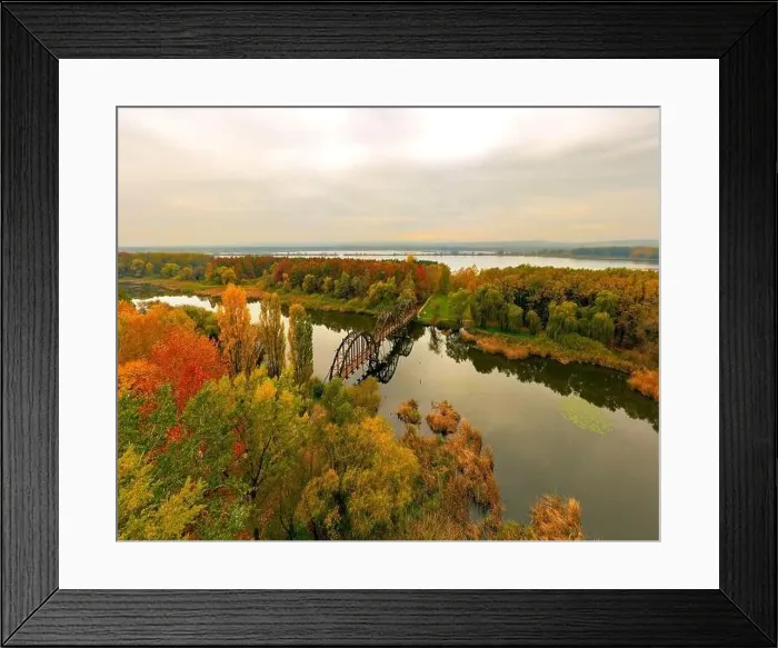 Framed Print : Kanyavar island Little balaton area in Hungary Framed Print : Kanyavar island Little balaton area in Hungary