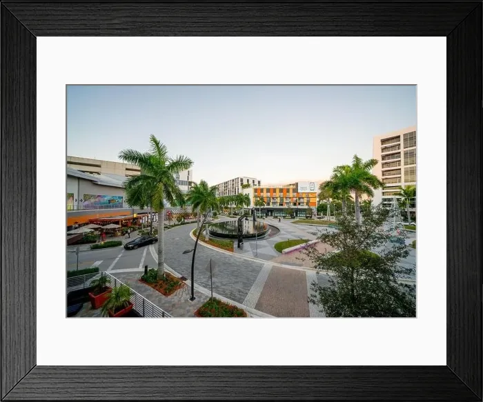 Framed Print : Aerial photo City Place Miami Doral Framed Print : Aerial photo City Place Miami Doral