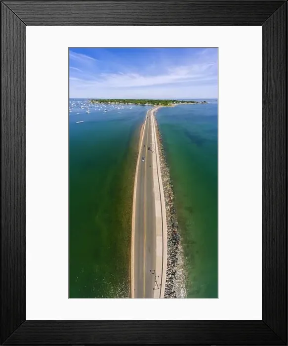 Framed Print : Aerial view of Marblehead causeway on Ocean Avenue and Marblehead Harbor in town of Marblehead, Massachusetts MA, USA Framed Print : Aerial view of Marblehead causeway on Ocean Avenue and Marblehead Harbor in town of Marblehead, Massachusetts MA, USA