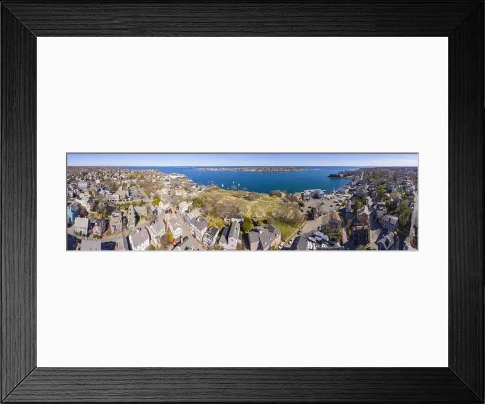 Framed Print : Crocker Park at Marblehead harbor and town center aerial view panorama, Marblehead, Massachusetts MA, USA Framed Print : Crocker Park at Marblehead harbor and town center aerial view panorama, Marblehead, Massachusetts MA, USA
