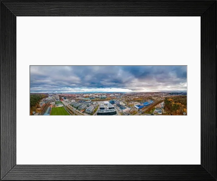 Framed Print : Panorama of the city of Gdynia Framed Print : Panorama of the city of Gdynia
