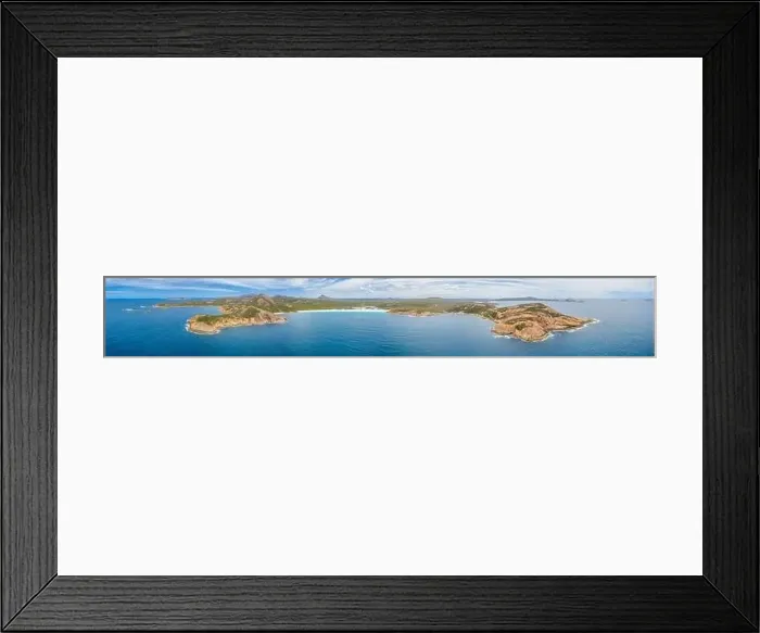 Framed Print : Aerial view of Hellfire bay near Esperance viewed during a cloudy day, Australia Framed Print : Aerial view of Hellfire bay near Esperance viewed during a cloudy day, Australia