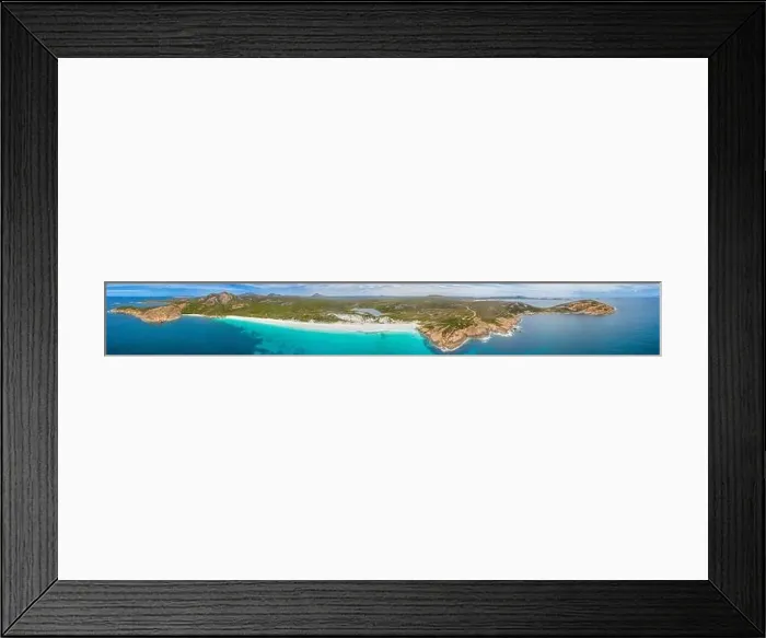 Framed Print : Aerial view of Hellfire bay near Esperance viewed during a cloudy day, Australia Framed Print : Aerial view of Hellfire bay near Esperance viewed during a cloudy day, Australia
