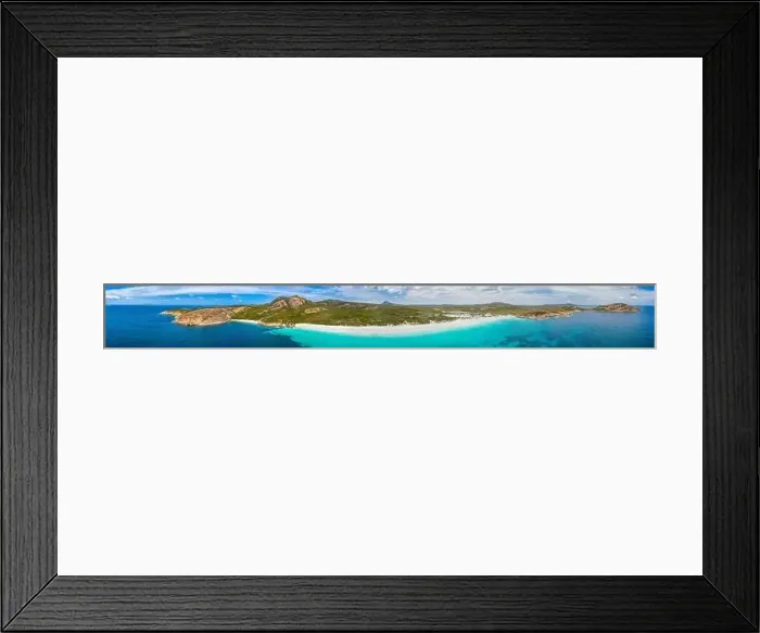 Framed Print : Aerial view of Hellfire bay near Esperance viewed during a cloudy day, Australia Framed Print : Aerial view of Hellfire bay near Esperance viewed during a cloudy day, Australia
