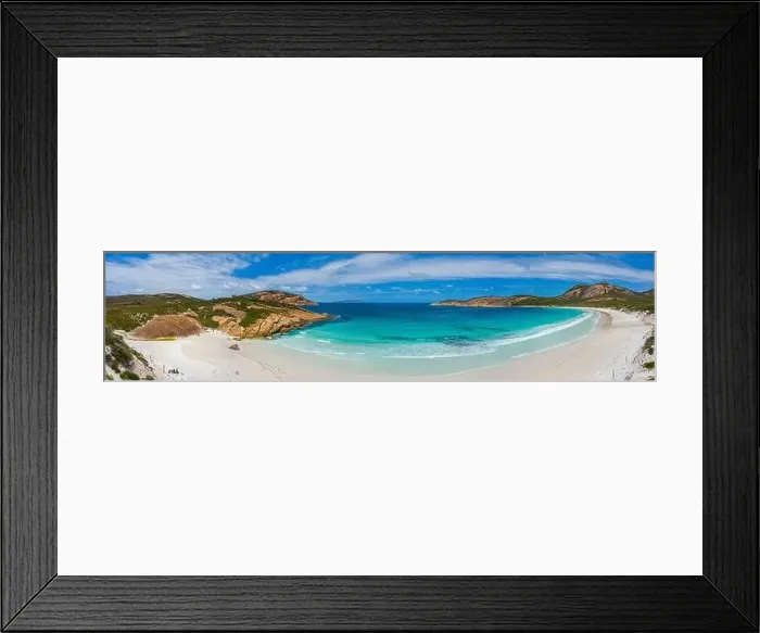 Framed Print : Aerial view of Hellfire bay near Esperance viewed during a cloudy day, Australia Framed Print : Aerial view of Hellfire bay near Esperance viewed during a cloudy day, Australia