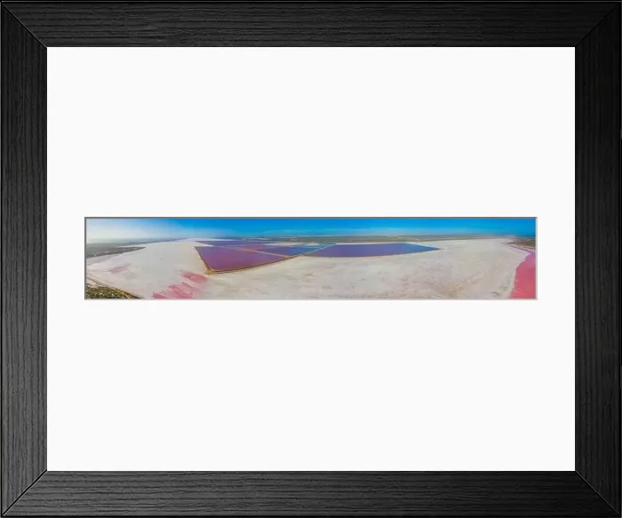Framed Print : Pink lake at port gregory in Australia Framed Print : Pink lake at port gregory in Australia