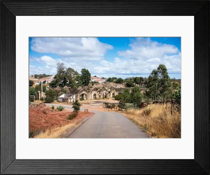 Framed Print : Sao Domingos Mine, Portugal, Europe Framed Print : Sao Domingos Mine, Portugal, Europe